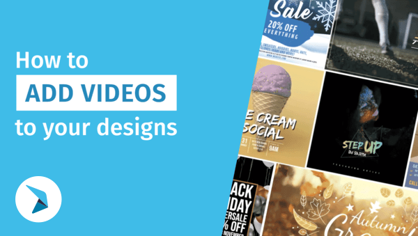Hoe voegt u video's toe aan uw ontwerp?