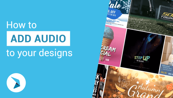 Hoe voegt u audio toe aan uw ontwerp?